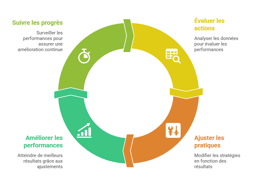 Illustration de la logique d'amélioration continue